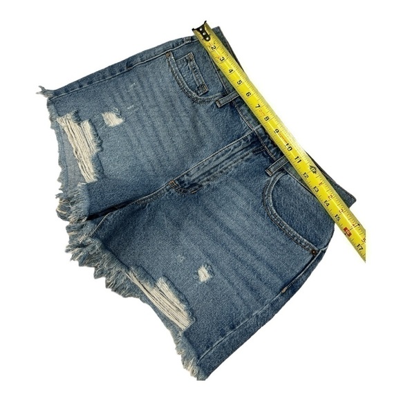 Sneak Peek High-Rise Shorts Cotton 100% size M - Picture 7 of 9